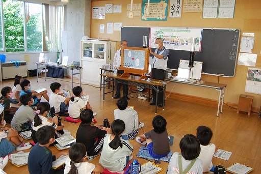 ４年 社会科 水道出前授業 印西市立いには野小学校