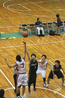 千葉県中学校バスケットボール選手権大会 印西市立木刈中学校